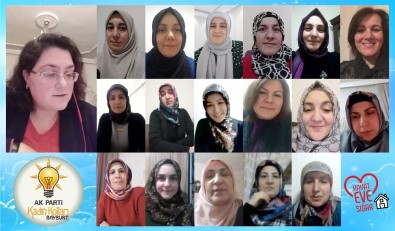 AK Parti Bayburt İl Kadın Kolları Yönetimi İnteraktif Olarak Toplandı