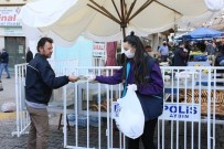 Aydın Büyükşehir Belediyesi Salı Pazarı'nda Binlerce Maske Dağıttı