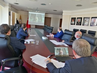 Trakya Üniversitesi Yönetimi, YÖK Başkanı İle Dijital Toplantıya Katıldı