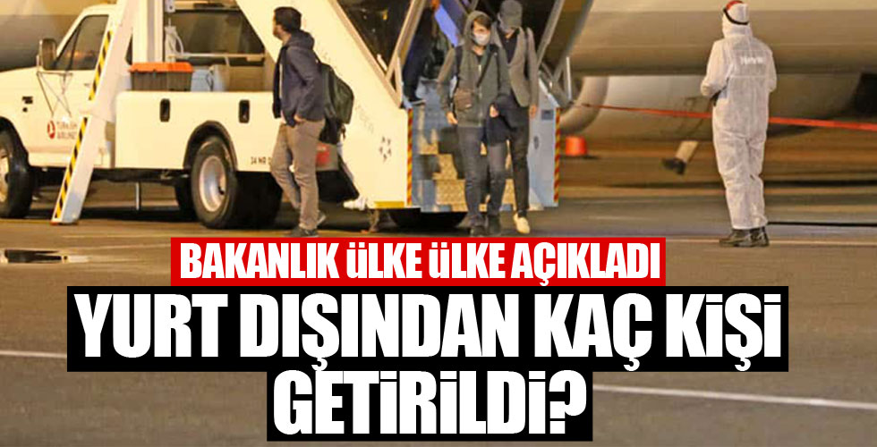 Dışişleri Bakanlığı Covid-19 salgını verilerini paylaştı