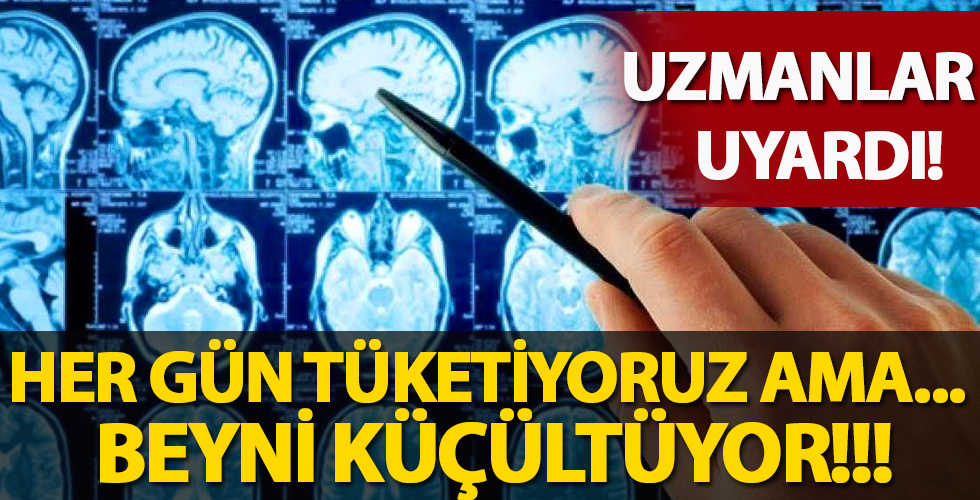 Uzmanlar uyardı! Bu besin beyni küçültüyor!