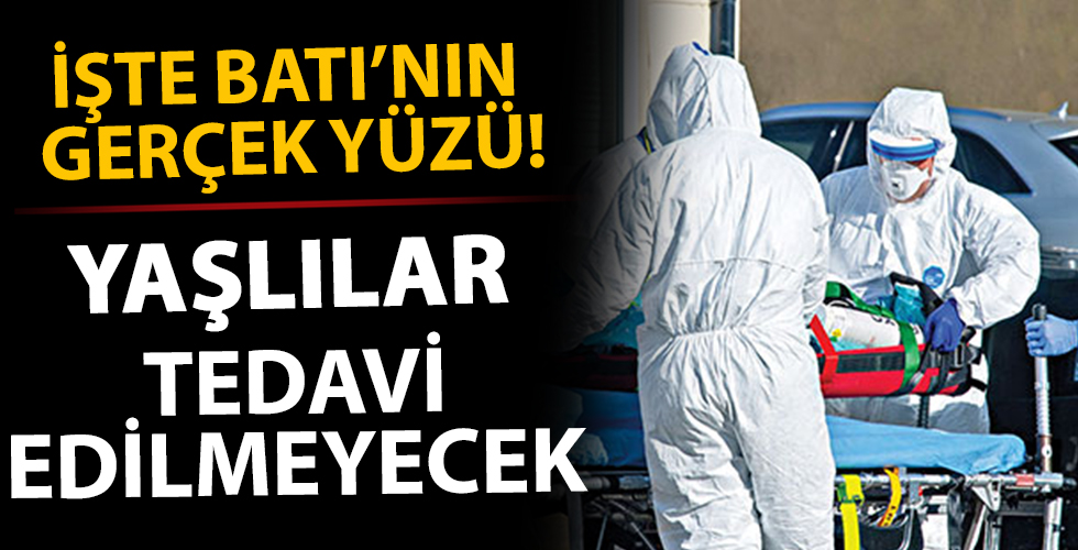 Yaşlıları katil virüse bırakın