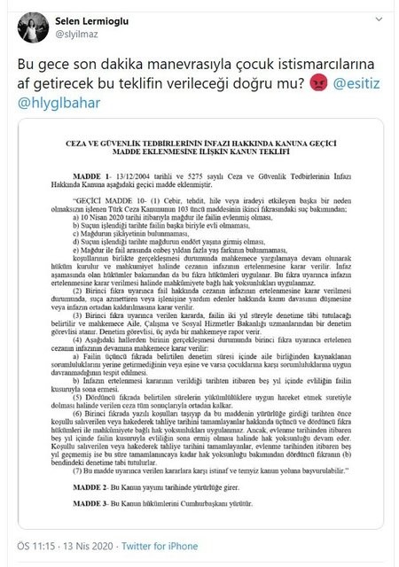 İşte 'Çocuklara cinsel istismara af' yalanını ortaya atan ve köpürten o isimler!
