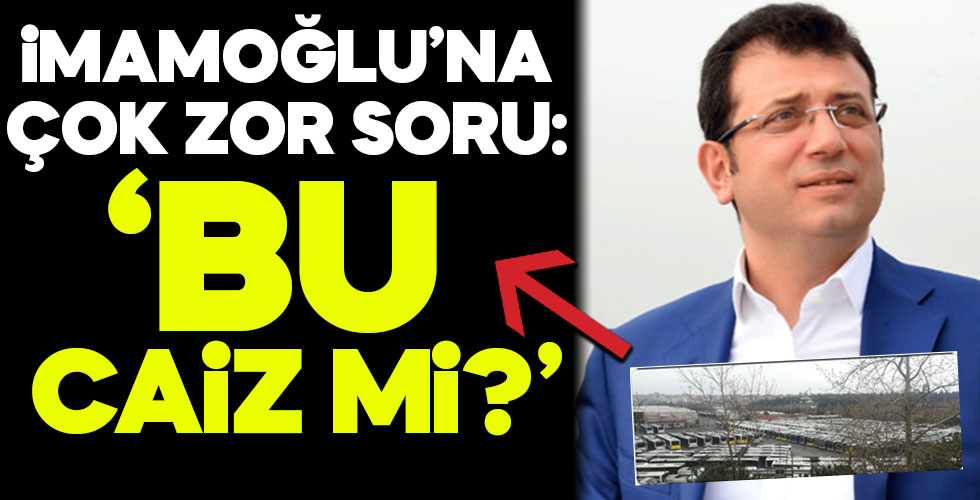 Gazeteci Kenan Kıran'dan İmamoğlu'na çok zor soru!