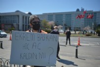 BASIN AÇIKLAMASI - İBB önünde maaş alamayan işçiler eylem yaptı!