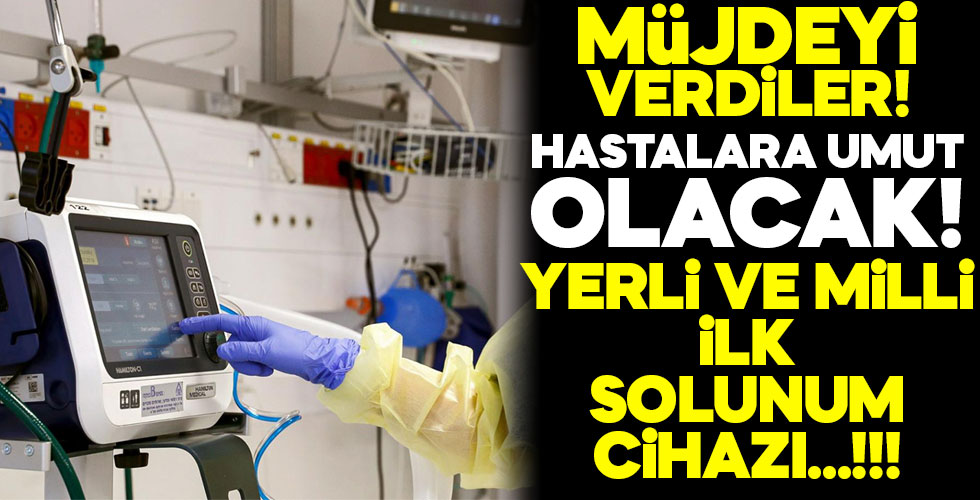 MEB ilk solunum cihazını üretti