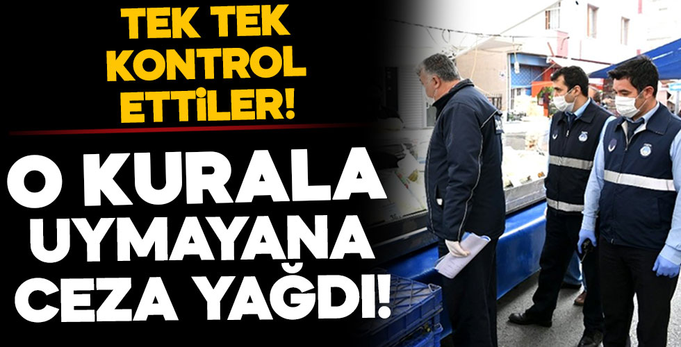 O kurala dikkat etmeyenlere ceza yağdı!