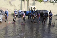 Cizre'de Temizlik Çalışmaları Devam Ediyor
