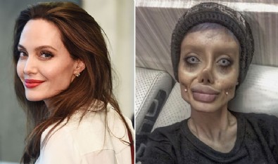 Zombi kız lakaplı Sahar Tabar corona virüse yakalandı! Angelina Jolie'ye benzemek isterken cezaevine girmişti...