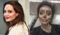 ANGELİNA JOLİE - Zombi kız lakaplı Sahar Tabar corona virüse yakalandı! Angelina Jolie'ye benzemek isterken cezaevine girmişti...
