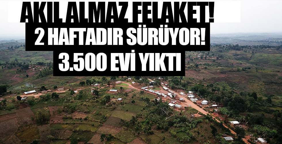 O ülkede büyük felaket! 2 haftadır devam ediyor!