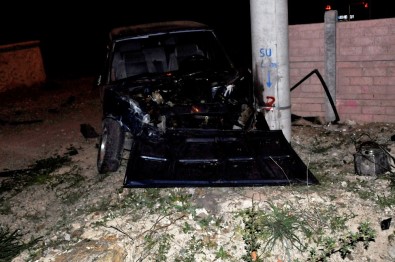 Konya'da Sokağa Çıkma Kısıtlamasında Trafik Kazası Açıklaması 1 Yaralı