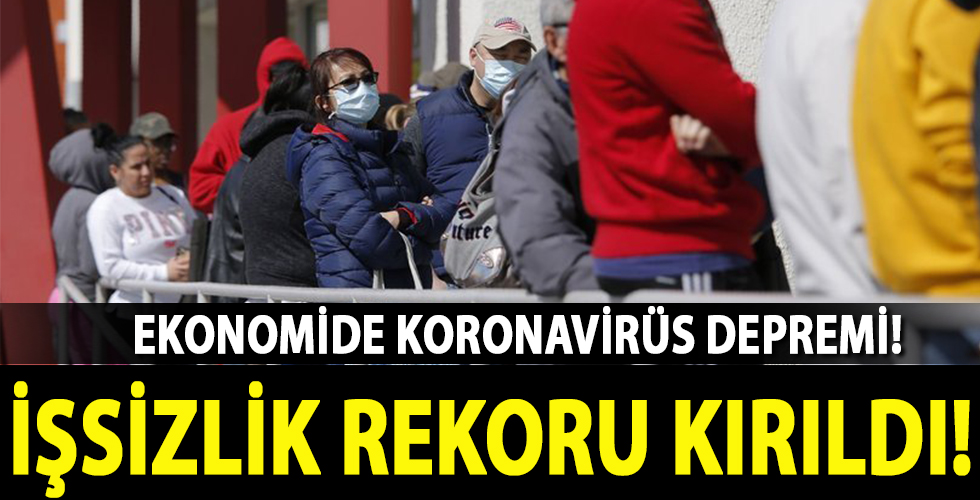 2 haftada 10 milyon insan Koronavirüs nedeniyle işsiz kaldı