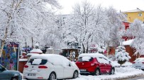 KAR TEMİZLEME - Ardahan'da Kar Yağışı Sonrası Görsel Şölen Oluştu
