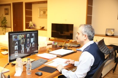 Bakan Çiftçi, Video Konferans İle Çalışmaları Anlattı