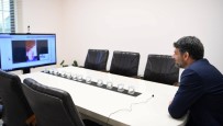 OTOBÜS DURAĞI - Başkan Kocaman'dan Dijital Toplantı Düzenledi