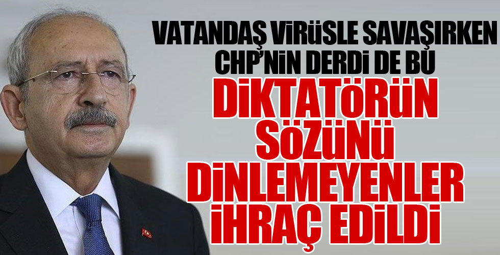 CHP o isimleri ihraç etti!