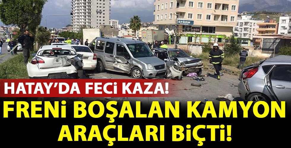 Hatay'da feci kaza! Çok sayıda ölü ve yaralı var!