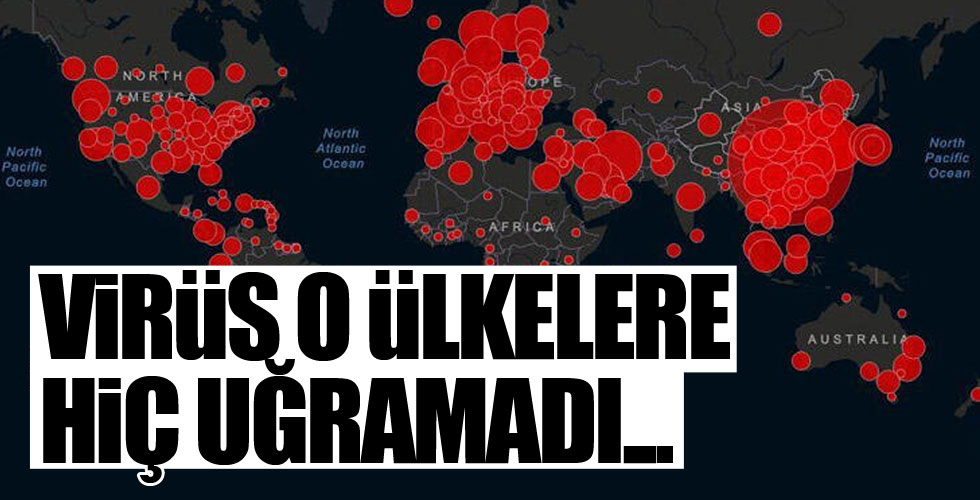 Koronavirüs hangi ülkelerde görülmedi?