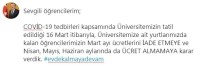 ULUDAĞ ÜNIVERSITESI REKTÖRÜ - Uludağ Üniversitesi Rektörü Kılavuz'dan Öğrencileri Sevindirecek Haber