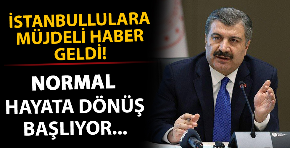 İstanbul'a koronavirüs konusunda müjdeli haber geldi!