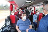 Şanlıurfa'da Karantina Süresi Biten 315 Kişi Memleketlerine Gönderildi