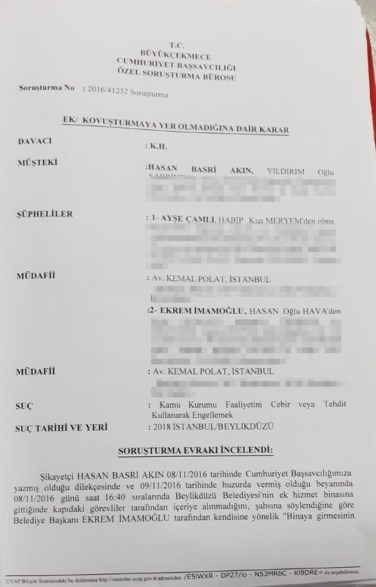 İmamoğlu vatandaşı belediyeye sokmamış! Skandal görüntüler ortaya çıktı