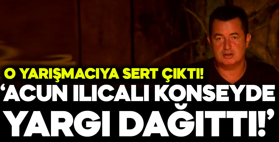 Acun Ilıcalı o yarışmacıya sert çıktı!