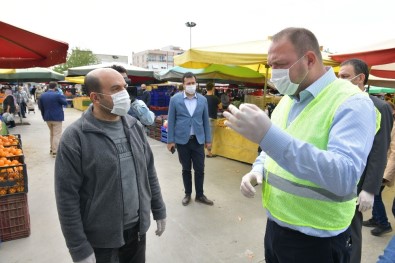 Başkan Gümrükçü'den Yenimahalle Pazar Yerinde Denetim