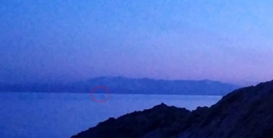 Bitlis'te yürüyüşe çıkan bir vatandaş 'Van Gölü Canavarı'nı görüntüledİ