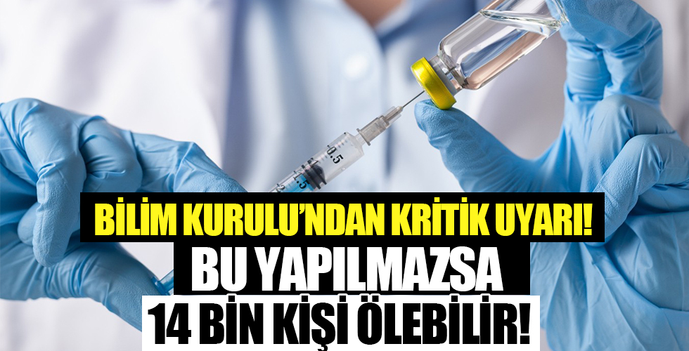 Kritik uyarı: Bu yapılmazsa ülkemizde 14 bin kişi ölebilir