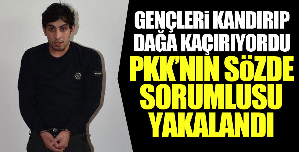 PKK'nın sözde gençlik sorumlusu yakalandı!