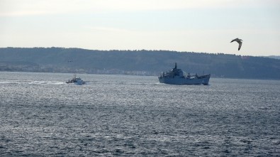 Rus Savaş Gemisi 'Saratov' Çanakkale Boğazı'ndan Geçti