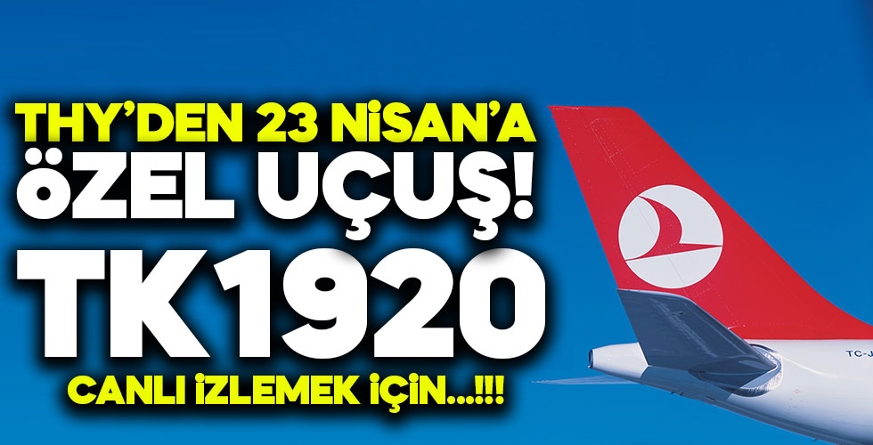 THY'den anlamlı uçuş!