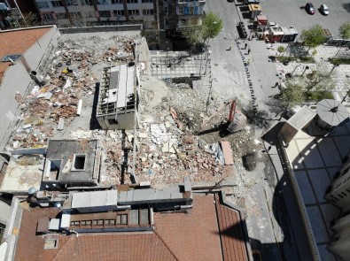 Sokağa Çıkma Günlerinde Kentsel Dönüşüm Hızlandı, Çalışmalar Havadan Görüntülendi