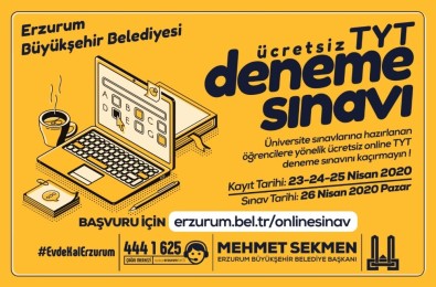 Büyükşehir'den Deneme Sınavı