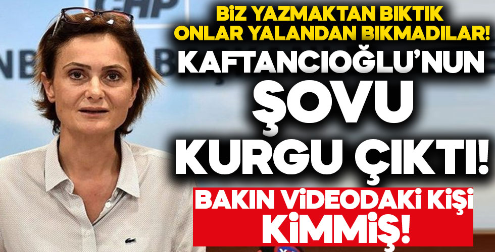 Canan Kaftancıoğlu'nun şovu kurgu çıktı!