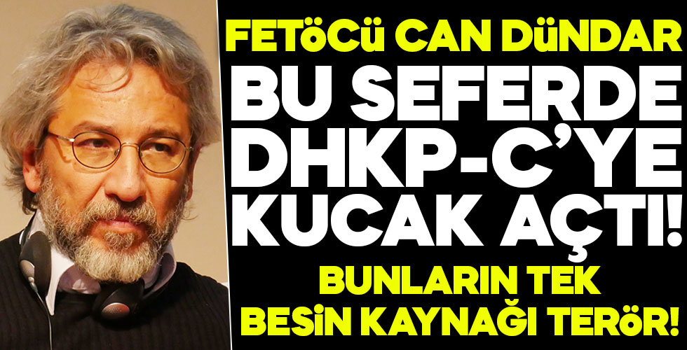 FETÖ firarisi Can Dündar DHKP'C'ye kucak açtı