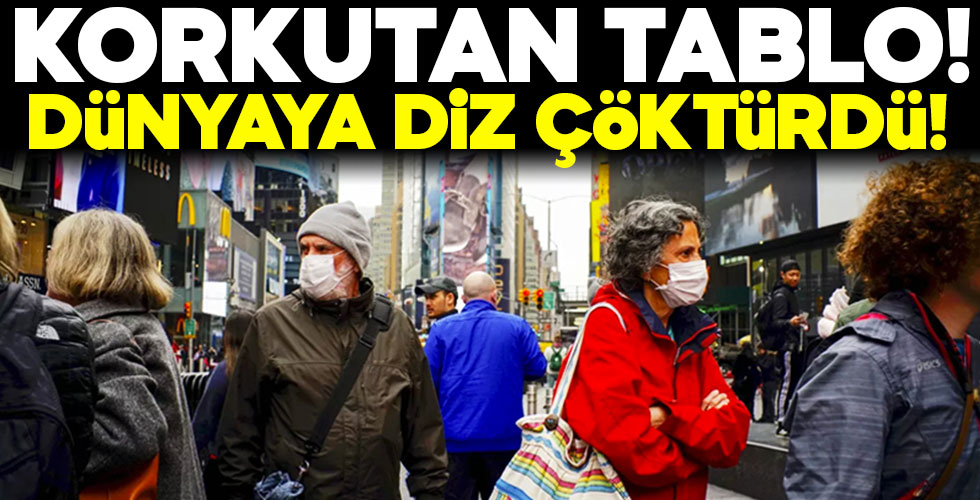 Korkutan korona tablosu!