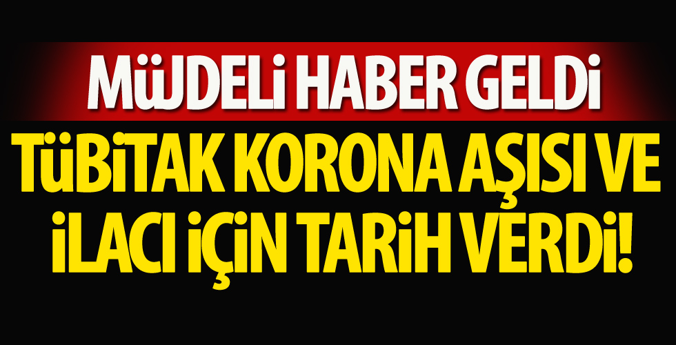 TÜBİTAK Başkanı corona aşısı ve ilacı için tarih verdi!
