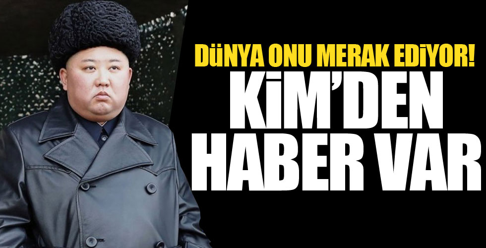 Kim Jong-un'dan haber var!