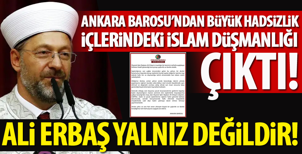 Ankara barosundan büyük hadsizlik!