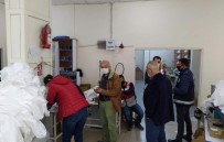 (Özel) Maltepe'de Kaçak Tulum Üretilen Atölyeye Baskın