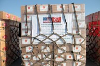 ABD'ye Yardım Götüren Uçak Havalandı