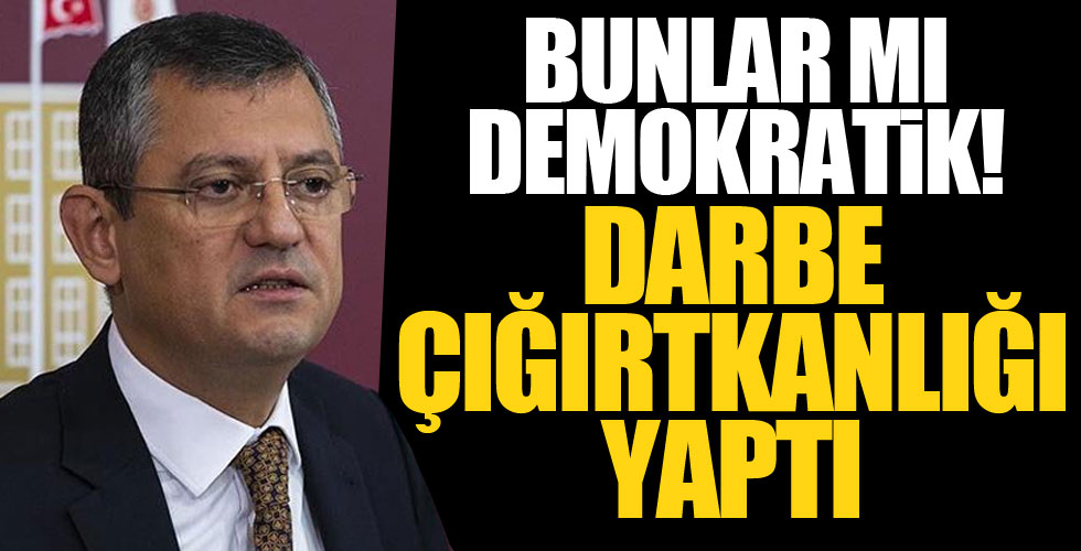 Özgür Özel'den skandal sözler!