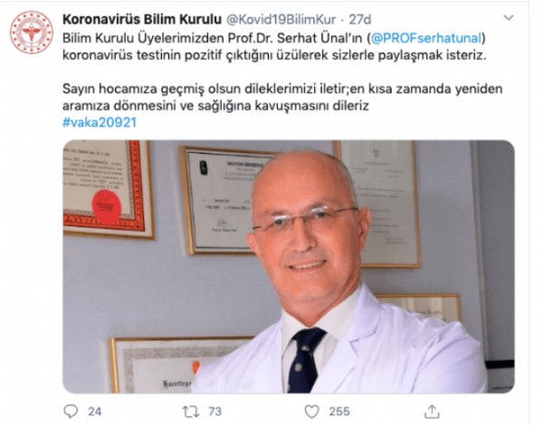 Koronavirüse yakalanan Bilim Kurulu üyesi belli oldu!