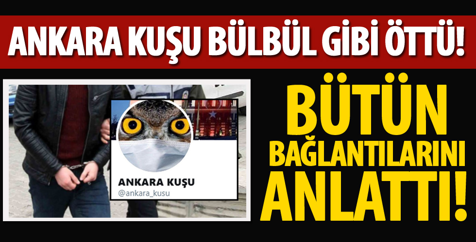 Ankara Kuşu polislerin karşısında bülbül gibi ötmüş!