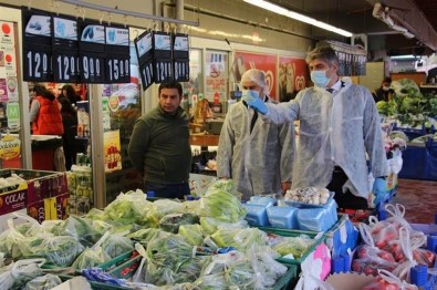 Edirne'de Market Ve Fırınlara Korona Virüs Denetimi
