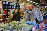 EL TEMİZLİĞİ - Edirne'de Market Ve Fırınlara Korona Virüs Denetimi