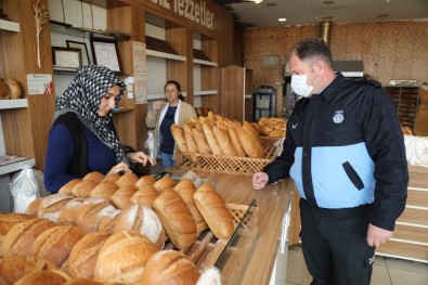 Gaziemir'de Ekmek Fırınlarına Korona Virüs Denetimi